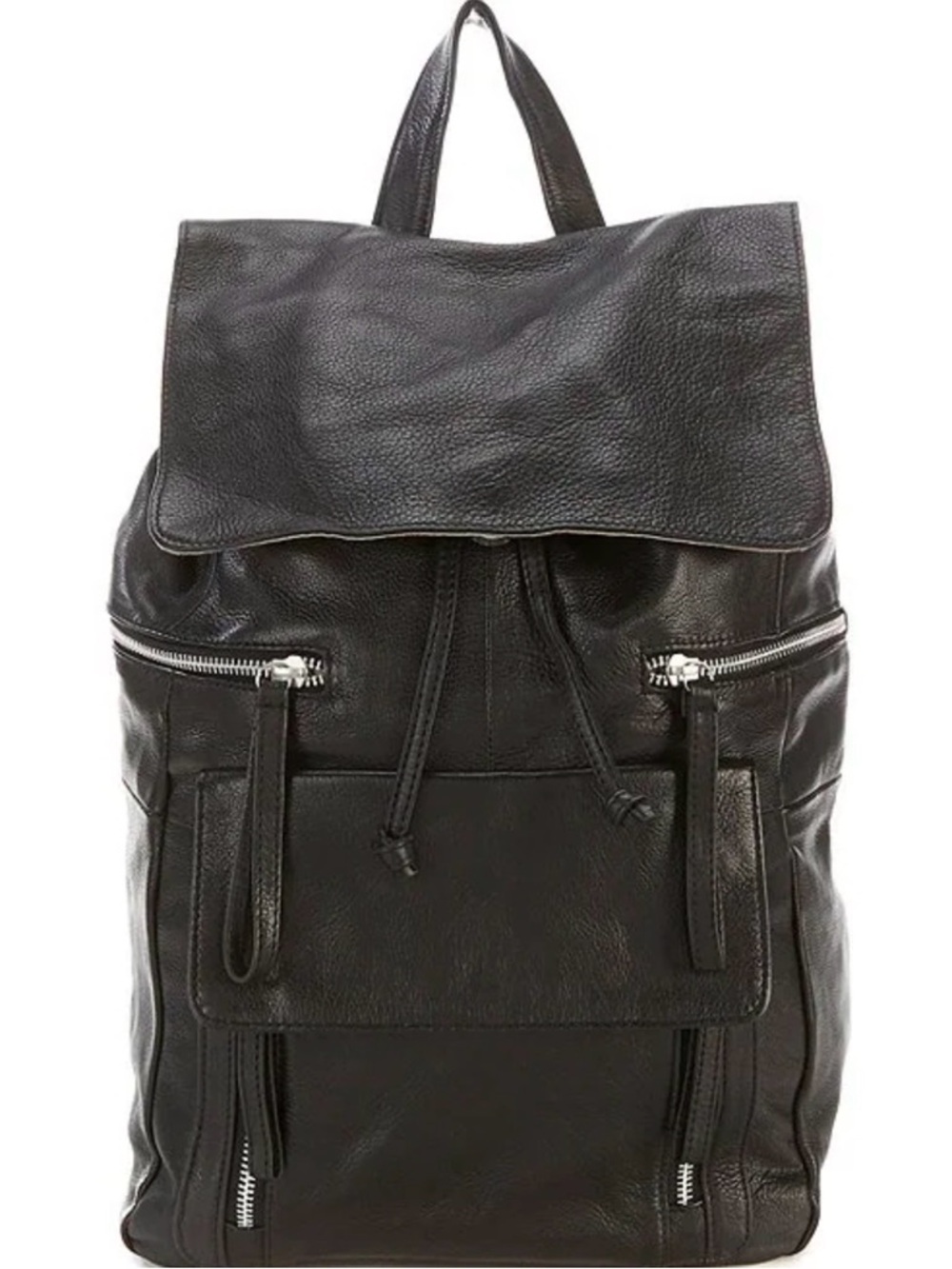 Day & Mood Leather Hannah Backpack - Black